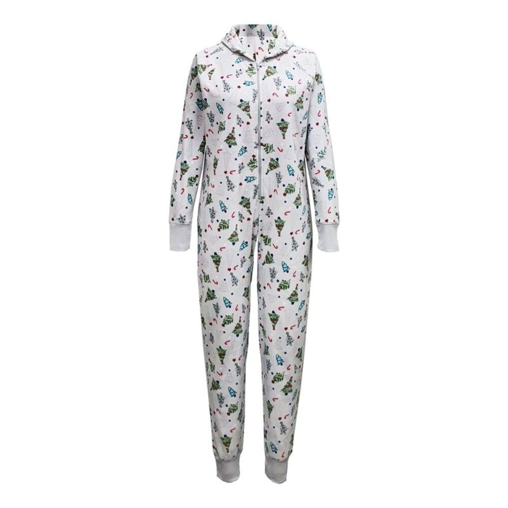 FAMILY PJs Intimates Gray Holiday One-Piece Pajamas XS